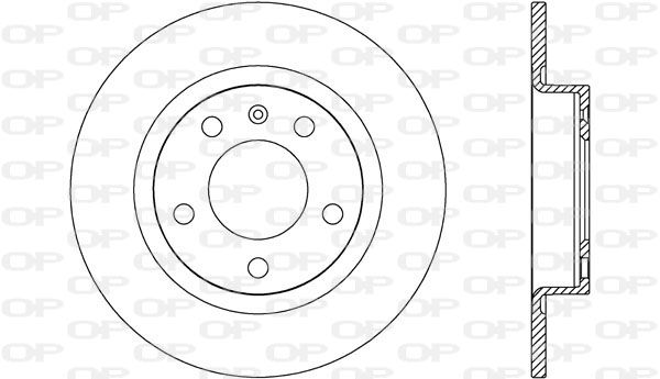 OPEN PARTS Тормозной диск BDA2649.10